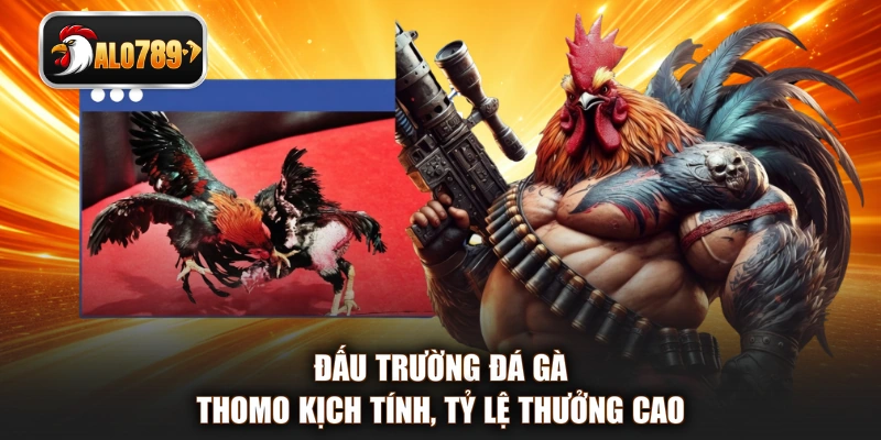 Đấu trường đá gà Thomo kịch tính, tỷ lệ thưởng cao